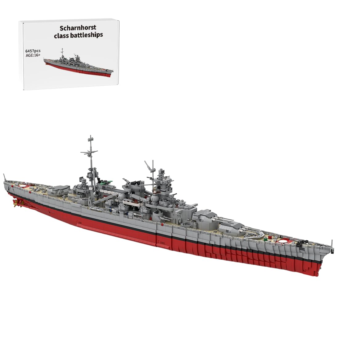 Amazon.com: XMBRICDIYY Military Building Blocks Set, Scharnhorst