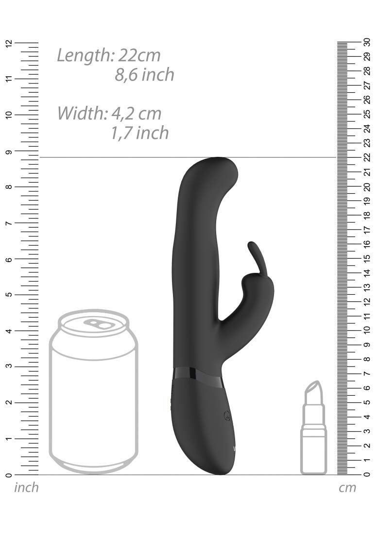 Shots VIVE - Izara Rotating Beads Rabbit - Black