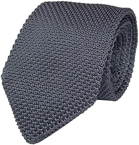 Men's Slim Knit Tie Elegant Formal Design Basic Vintage Mixed Pat...