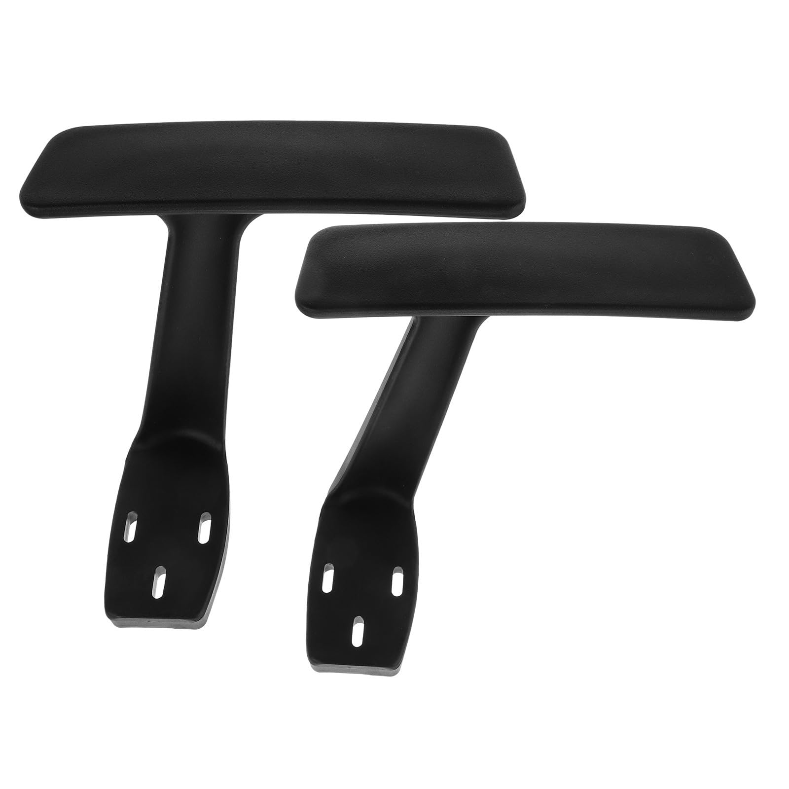 Gatuida Almohadillas de Repuesto para Reposabrazos de Silla Gaming y Oficina, de Plástico Negro, Fáciles de Instalar, del Brazo, Paquete de 1 Par