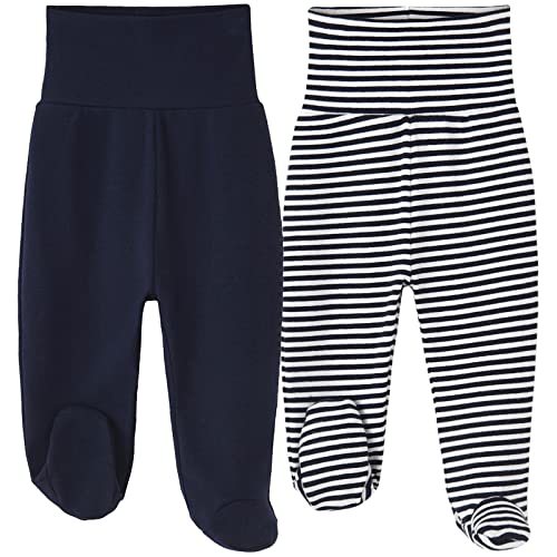 Image of HahaNice Baby Footed Pants Cotton Newborn Leggings 0-12 Months