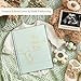 Lanpn Baby Memory Book for Boy Girl - The Story of You, Newborn Babys Keepsake Book Photo Album for New Parents, Linen Cover Baby First 5 Year Milestone Journal Scrapbook (Sage Green, 154 Pages)
