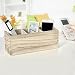 Wooden Remote Control Holder,Caddy,Organizer,Desktop Storage with 3 Compartments,Multiuse for Store TV Remotes,Game Console,Phones,Pens,Pencils,Office Supplies
