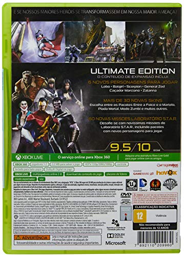 Injustice Gods Among Us - Edição Jogo do Ano - Xbox 360