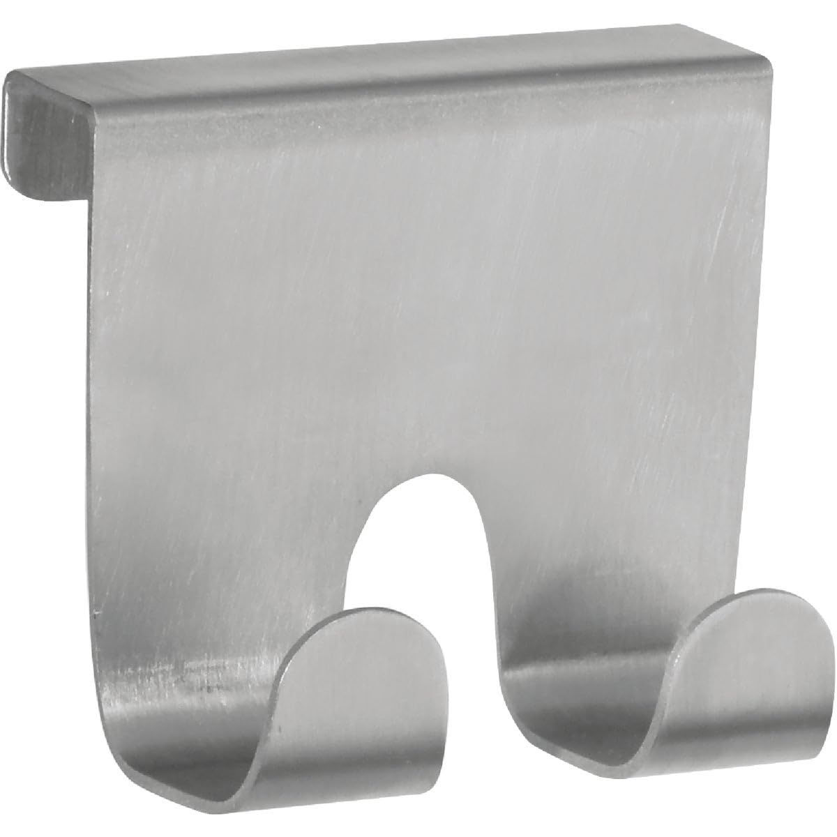 Forma Over the Cabinet Hooks, brushed stainless Steel