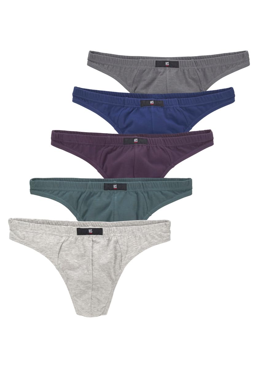 H.I.S Henry I. Siegel Herren Fh-50st Tangahöschen (5er Pack)