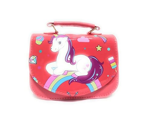 GoMerryKids Girls Sling Bag Purse Unicorn