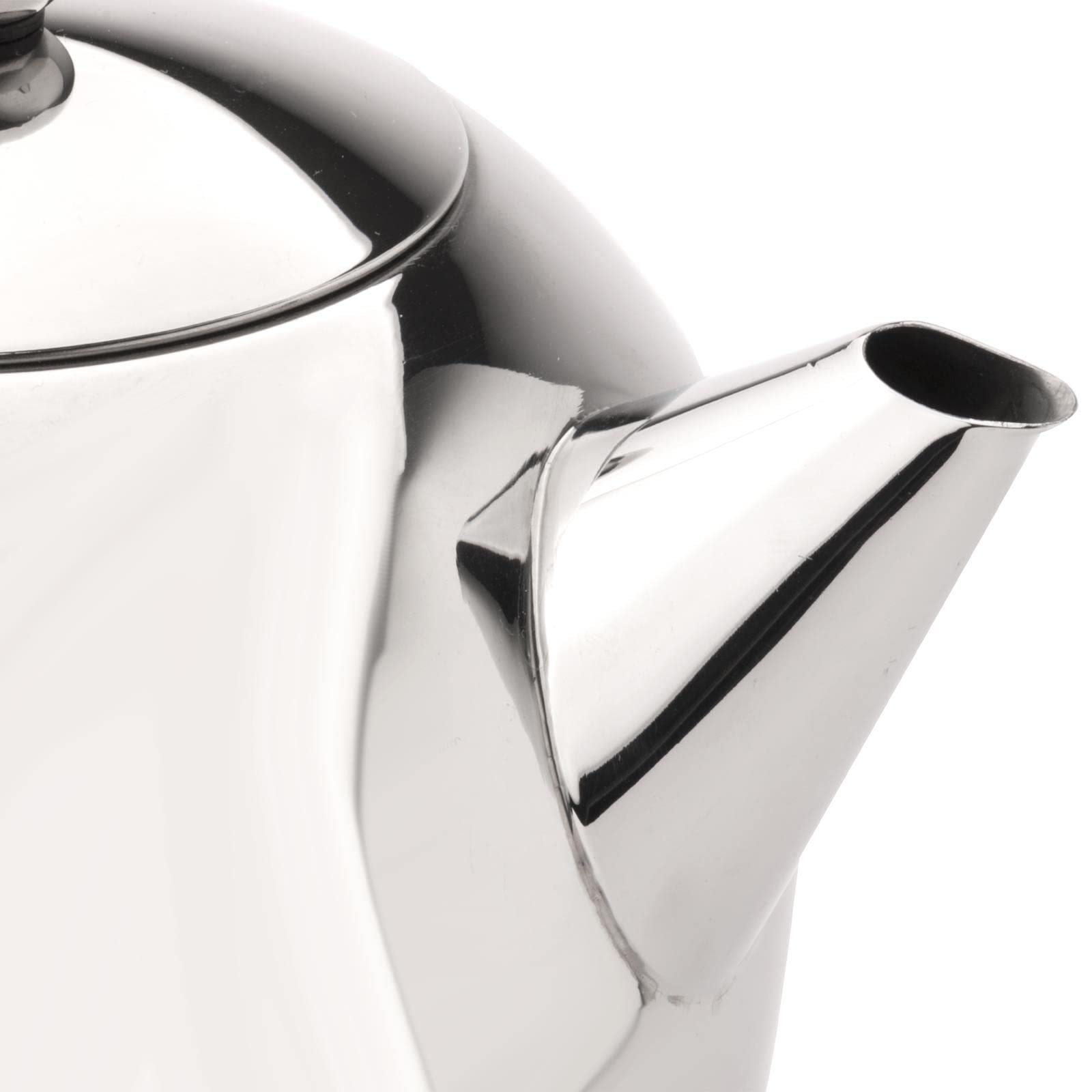 Bredemeijer Teekanne Set 1.4 Liter - Edelstahl glänzend doppelwandig - Großer Teebereiter mit Tee-Filter-Sieb-Aufsatz für losen Tee
