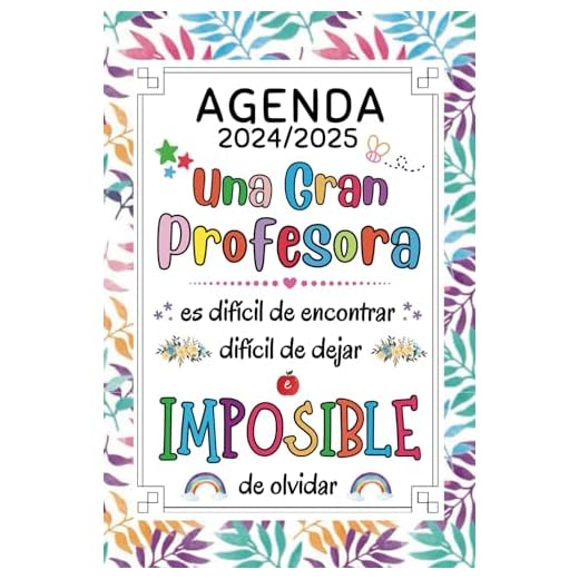 AGENDA PROFESORA 2024 2025: REGALO PROFESOR