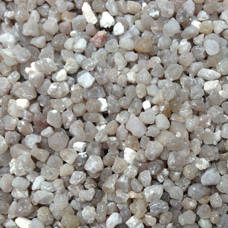Hanicks Aquarium Gravel & Sand Substrate for Fish Tanks - Natural Stones, 3-5mm, Perfect for Plant Growth (5 kg, Gunmetal Mix)