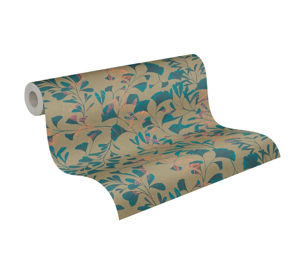 Papier peint intissé floral masquez les défauts de vos murs facilement