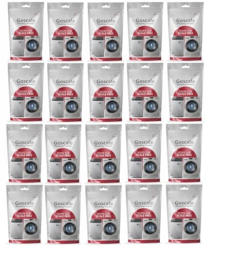 Image of Washing Machine Cleaner Descaler Powder Descaling Appliance Quick Drum Descale Deep Cleaning for Semi and Fully Automatic Front and Top Load Tub Clean Pouches 100g (Packet Of 20)