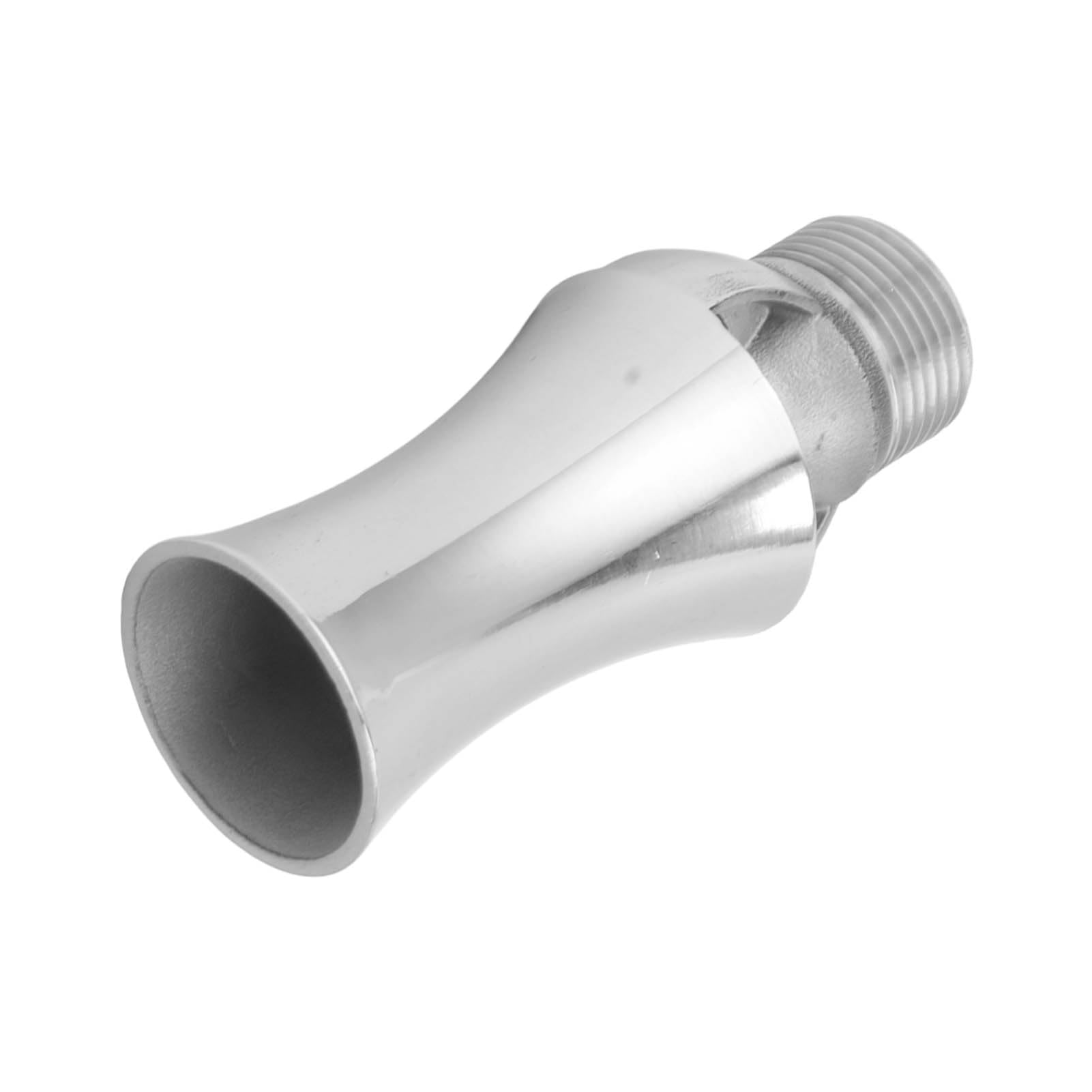 Stainless Steel Ice Tower Cascade Cedar Water Fountain Nozzle, Unique Snow Pine Style, High Spray Effect, 1/2 Inch Internal 3/4 Inch External Threads, sturdy for Outdoor Landscap