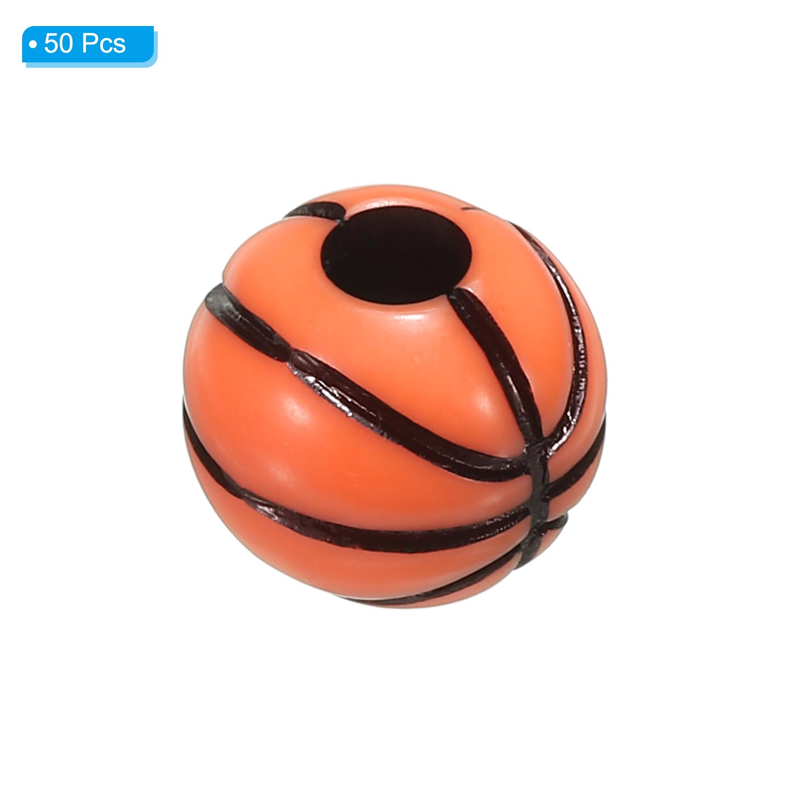 Amazon.co.jp: PATIKIL 12 mm スポーツボールビーズ 50個 アクリル 