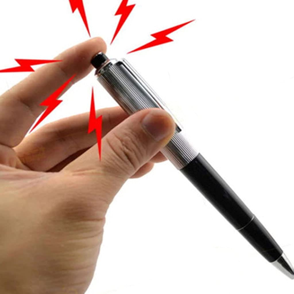Stylo Farce Électrique BOGEEL - Jouet Blague Choc Amusant Pour Halloween Ou Fête - 14.5cm - Dès 14 Ans