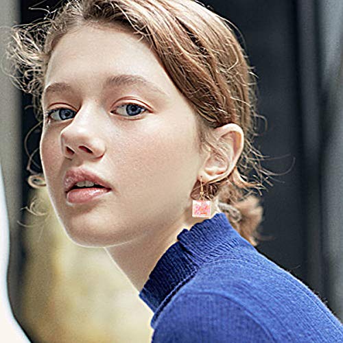 16 Pairs Cute Weird Dangle Earrings for Teen Girls Kawaii Aesthetic Boba Tea Drop Earrings3