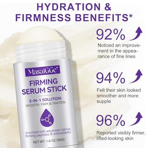 OEDPMFYL Firming Serum Stick with Retinol, Firming Stick for Face and Neck for Deep Wrinkles, Advanced Retinol Firming Serum Stick with Antioxidants to Visibly Tighten, 3-in-1 Firm for Wrinkles and Laugh Lines 2.0 OZ
