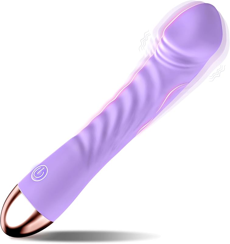 Vibrator Dildo Adult Sex Toys for Women, G Spot & Clit Massager | 10 Vibration Modes, USB Rechargeable, 90-mins Battery Life, IPX7 Waterproof, Silicone Dildos Vibrators for Couples, Purple