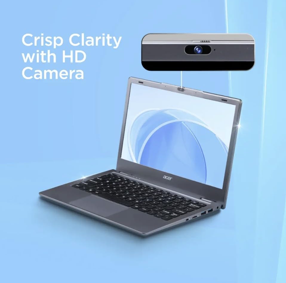 Image of Acer Aspire 3 (2026), Intel Celeron Dual Core N4500 - (8 GB /256 GB SSD /Intel UHD Graphics /Windows 11 Home) Thin and Light Laptop /11.6 inch HD /Steel Grey /1.0 Kg /MS Office 2024