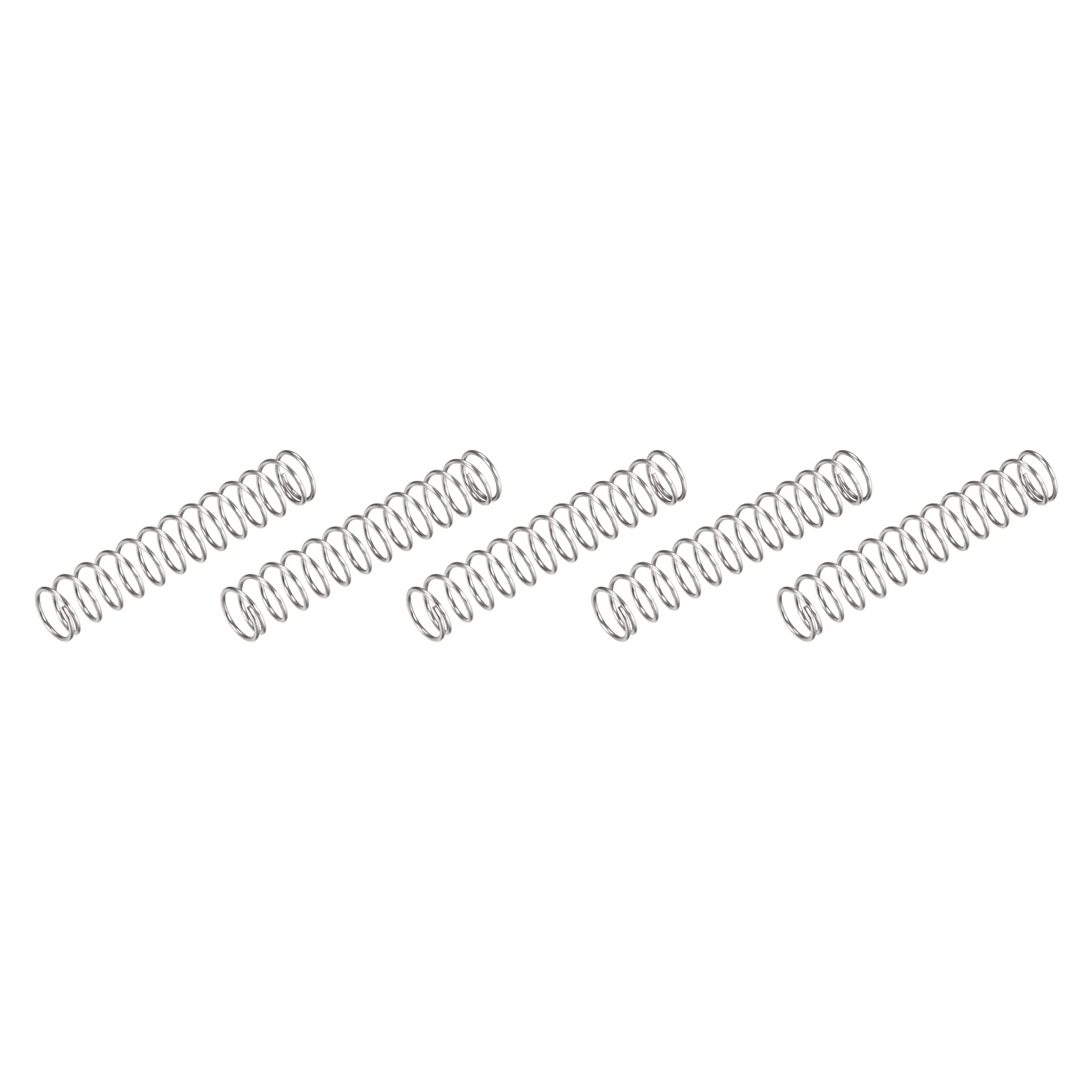 METALLIXITY Compression Springs (1x16mm OD,40mm Free Length) 5Pcs, 304 Stainless Steel Extension Spring - for Shop Home Repairs, DIY Projects, Silver Tone — Amazon image 24