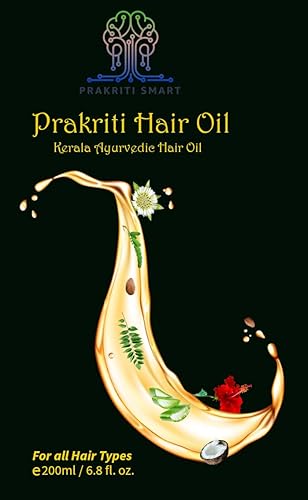 Pakriti Hair Oil - Aceite para el cabello ayurvédico Kerala con hierbas naturales