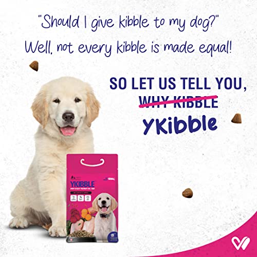 Image of WIGGLES Ykibble Puppy Food Dry Small Dogs Starter, 900 gm, 1-12 Months - Oven Baked Nutritionally Balanced Pet Food - Chicken, Vegetables, Vitamins & Minerals