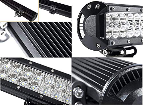Turbo Sii 12 Inch Led Light Bar Spot Flood Combo Beam 180W Double Row Light Bar Off Road Driving Led Work Lights For Utv Atv Truck Boat Waterproof #TOP2
