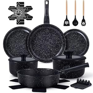 Ammeloo 21 Pcs Pots and Pans Set No...