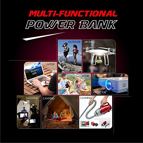 Image of Coolnut 24000 mAh Fast Charging Power Bank with 60W with LED Display for iPhone, Samsung, One Plus and All Smartphones.