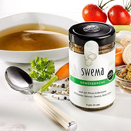 SweMa Frische Gemüsebrühe SweMa mit 73% rohem Gemüse (320 g) - Bio