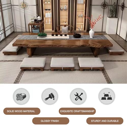 Salon de thé zen avec notre table basse moderne en bois massif - 5
