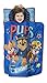Paw Patrol We're A Team Toddler Nap Mat - Includes Pillow & Fleece Blanket – Great for Boys and Girls Napping at Daycare, Preschool, Or Kindergarten - Fits Sleeping Toddlers and Young Children