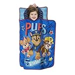 Paw Patrol We're A Team Toddler Nap-Mat Set - Includes Pillow and Plush Blanket – Great for Girls or Boys Napping During Daycare or Preschool - Fits Toddlers