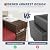 Amopatio 12-Piece Outdoor Sectional Furniture Set Brown Rattan Wicker Sofa Set with Glass Top Table and Waterproof Covers,Wine Cushions