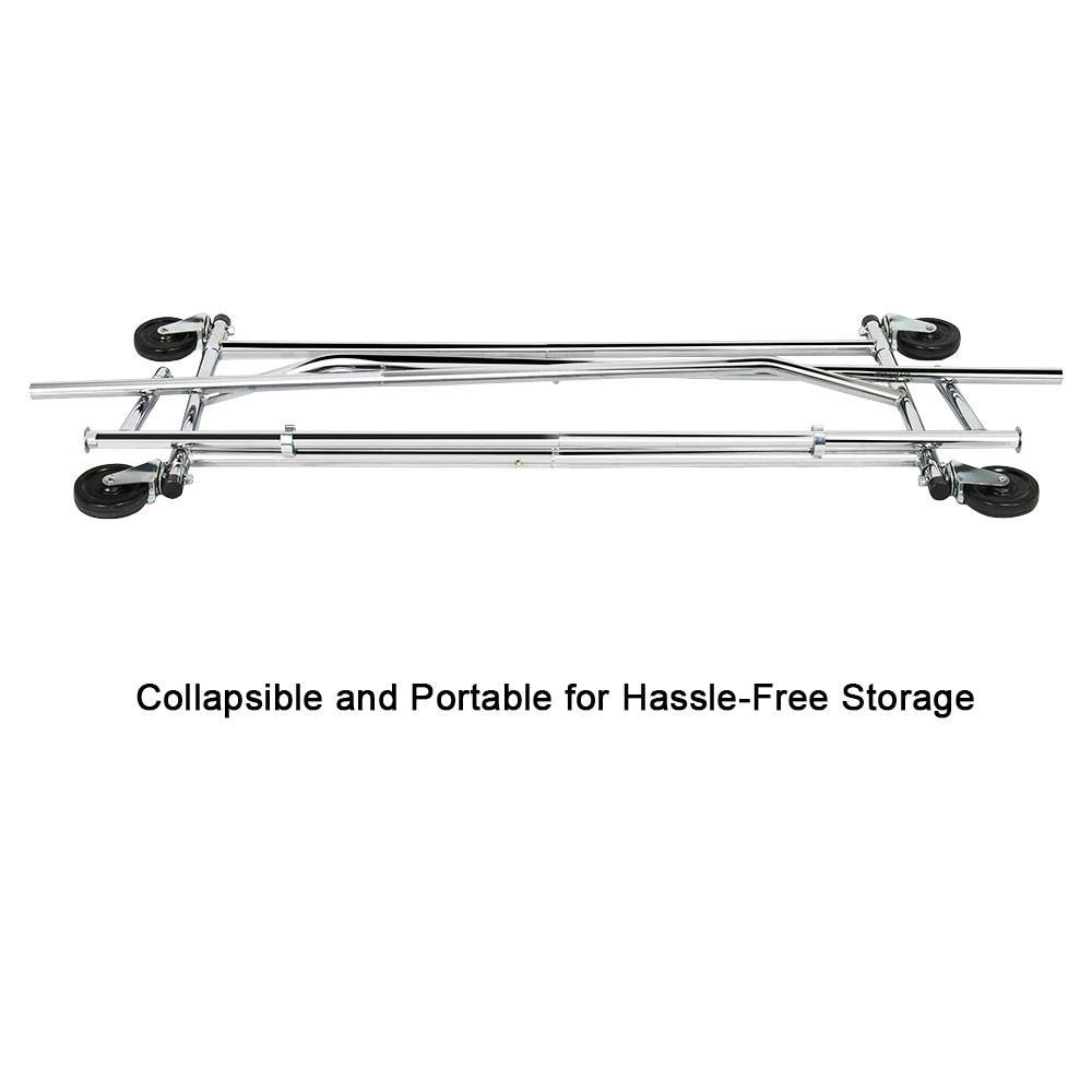 Buy Yaheetech Commercial Clothing Garment Racks on Wheels, Grade Single