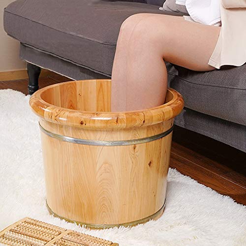 Spa de Pies de Madera Beige 30 cm con Tapa miniatura 2