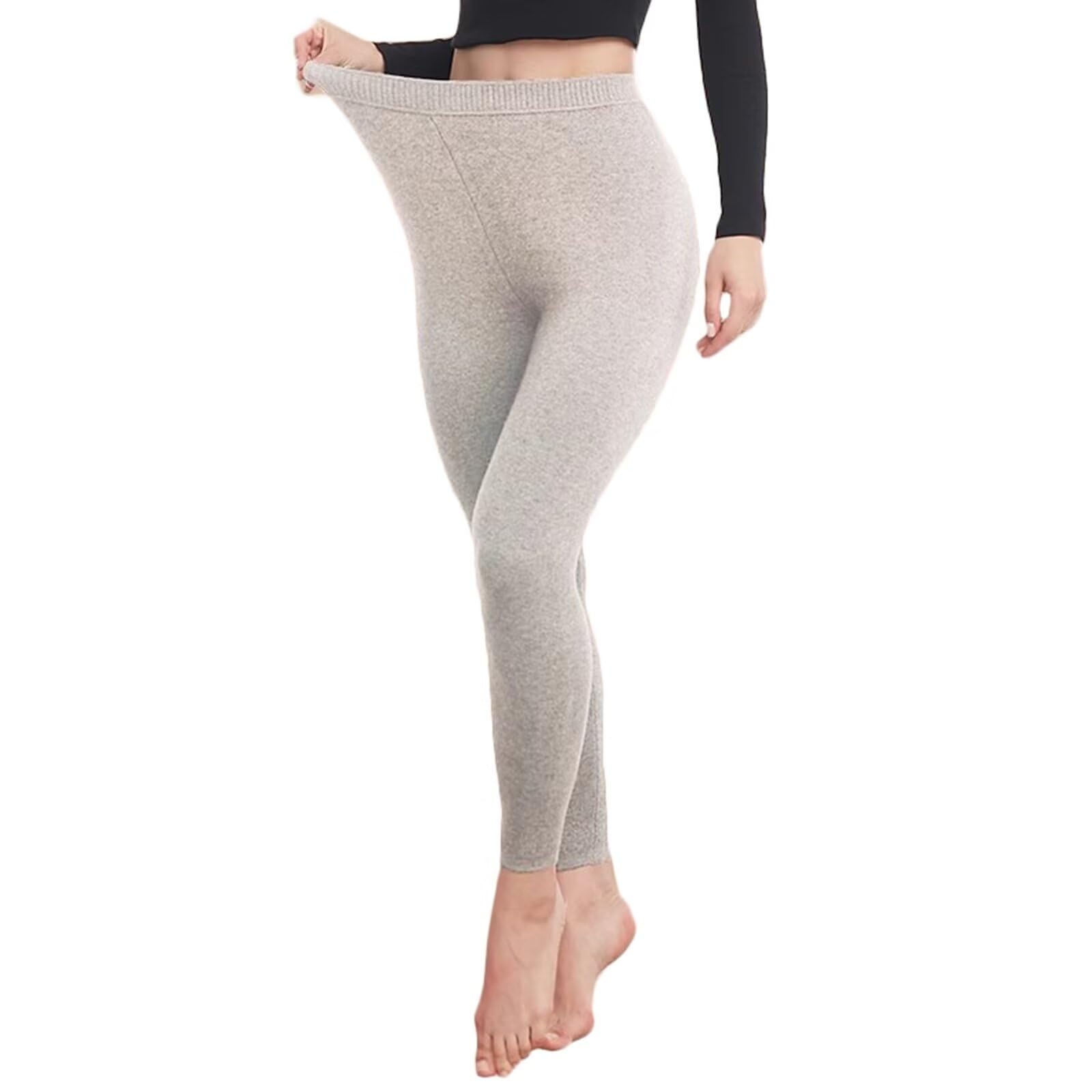 100% Cachemira Pantalon Termico Hombre Mujer Leggins Ropa Interior Térmica Hombre