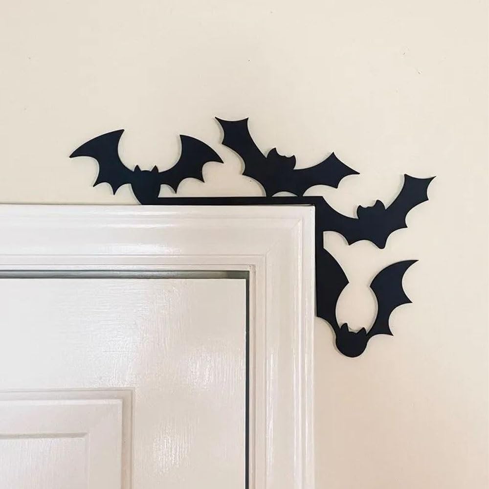 Beistle Halloween Mikrowellen-Tür-Dekoration – 12 Blutige Fingerabdrücke, 30x60 Cm, Repositionierbar