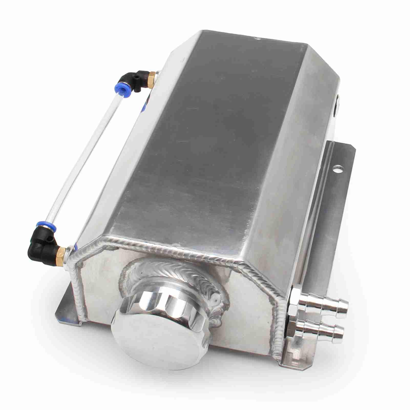 Contenedor de Captura de Aceite de Aluminio, Tanque de Desbordamiento de Refrigerante, Tanque Separador de Aceite Universal