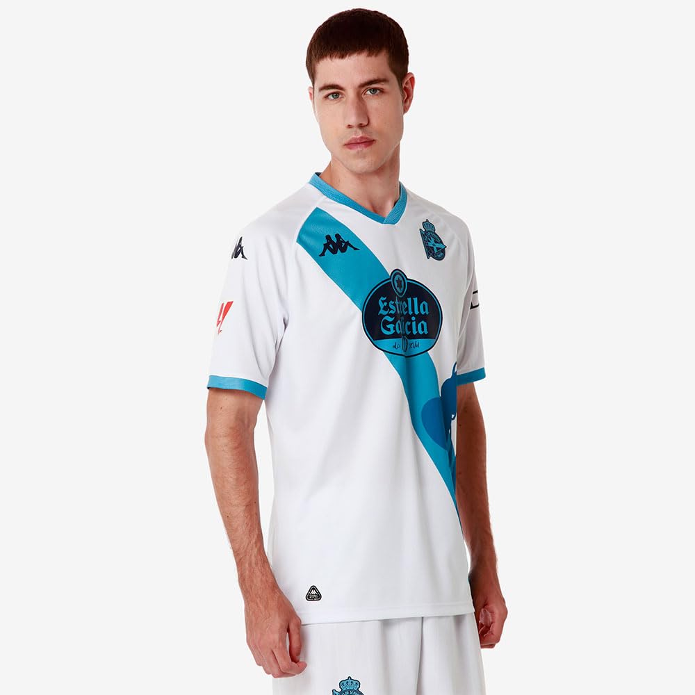 Kappa Deportivo La Coruña Kombat 24/25 Third Junior Short Sleeve T-Shirt 10 Years