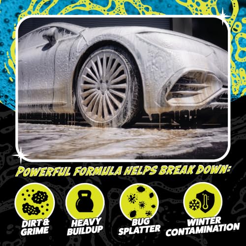 Image of Chemical Guys, Hands Off Touchless Pre-Wash & Mr. Pink Car Wash Soap Kit | Touchless pre-soak lifts dirt and road film, paired with Mr. Pink foaming soap for a safe two-step wash, 16 oz each