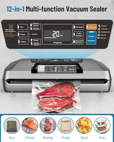 Machine sous vide 95 kPa performante avec coupe-sac intégré pour cuisine moderne - 4