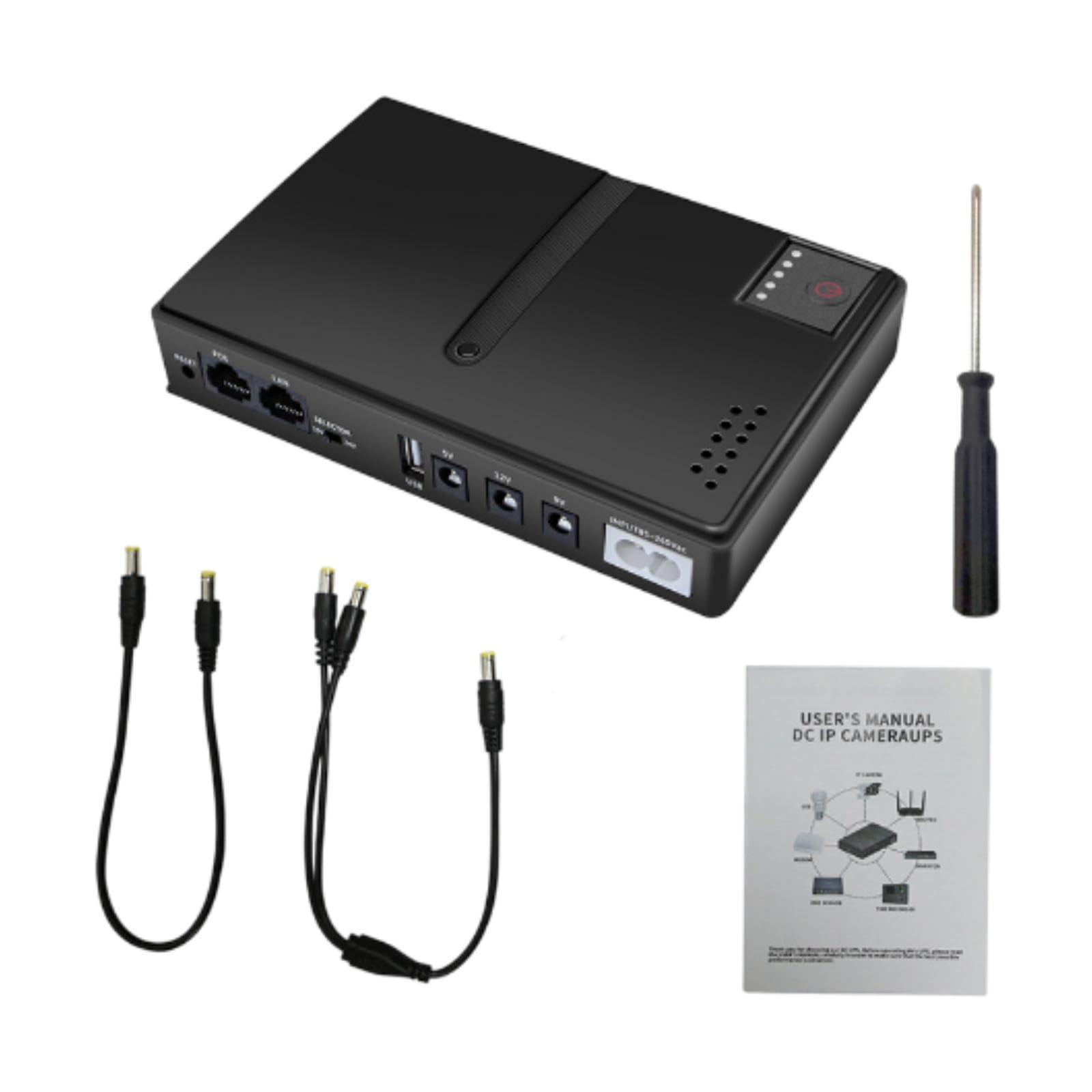 Mini Ups Portable 5V 9V 12V Uninterrupted Power Supply for Home Camera Phone | Uninterruptible Power Supplies | Power Protection, Distribution-image-45