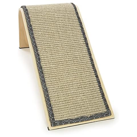 SmartyKat Sisal Angle Cat Scratch Ramp, Includes Catnip - Natural, One Size Cover