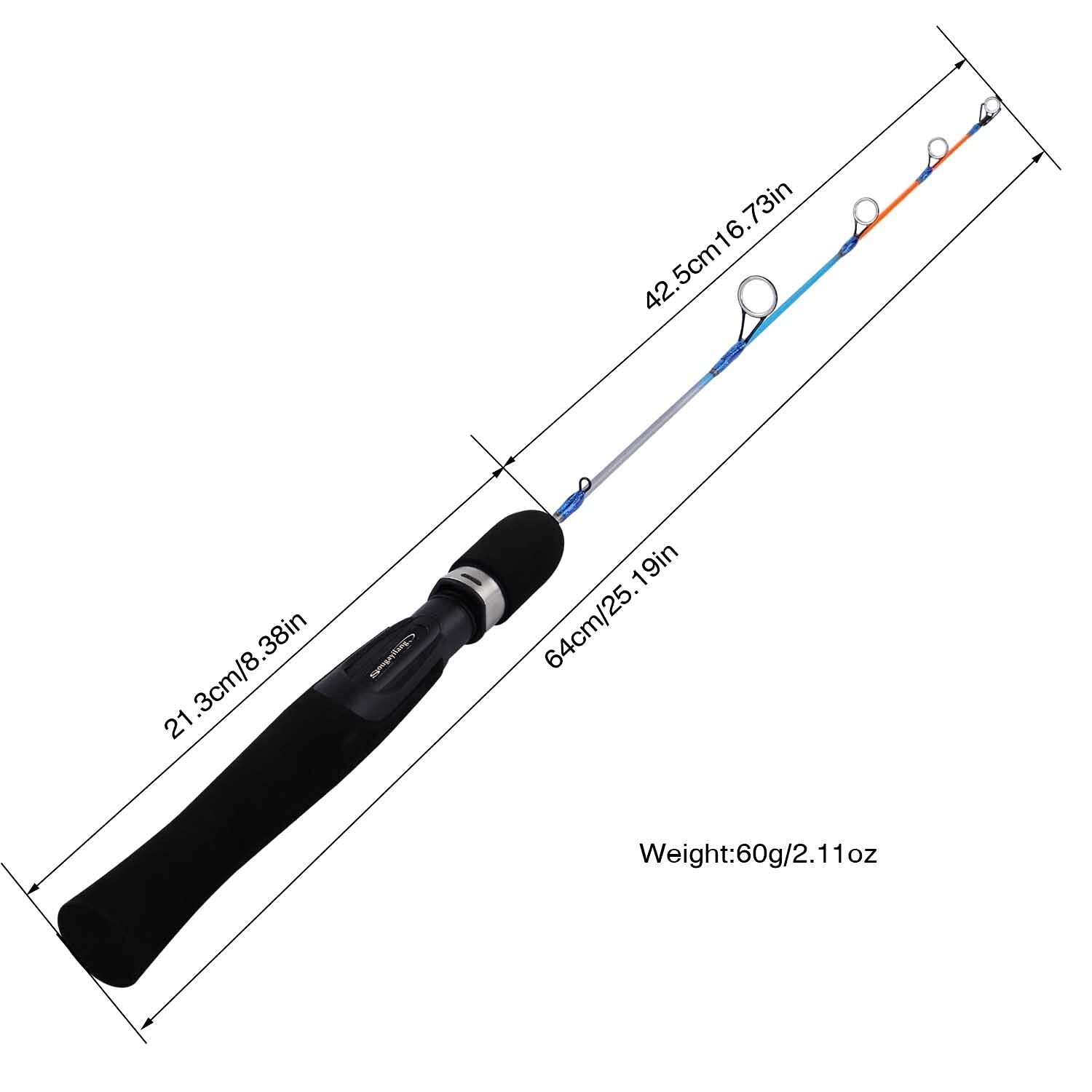 Kombinacje kołowrotków Odkryty zimowe krewetki lodowe wędki pręty Ultralight przenośne zimowe wędki Rękojeść Spinning Hard Fishing Rod Zestaw narzędzi wędkarskich