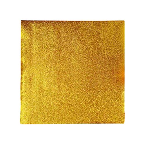 Happyyami 500pcs gold foil candy bar wrappers candy packing paper aluminum candy wrappers candy packaging chocolate wrappers chocolate wrapping Sugar Wraps aluminium present candy box square