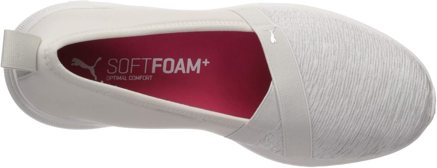 PUMA Women's Adelina Sneaker 8.5 Glacier Gray-puma Silver-nrgy Rose