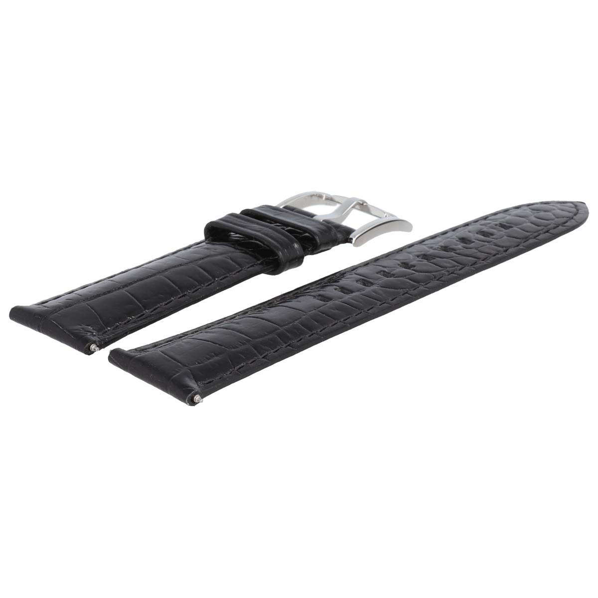 Armani Uhrenarmband 22mm Leder Schwarz - AR-2411
