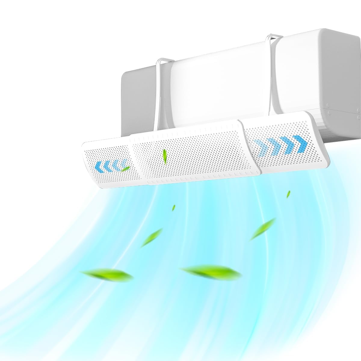 Istara Adjustable Air Conditioning Wind Deflector Outlet Air Wing Air Cooled Baffle Wind Direction Telescopic Windshield for Vents Sidewall Ceiling Registers