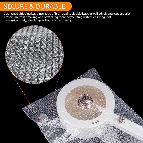 Ayaygd 20Pack Clear Bubble Out Bags 14X18 Inch, Bubble Pouches Wrap Bag Double Protection Shockproof Bubble Cushioning Wrap Bag For Packing, Shipping, Moving And Storage #TOP5